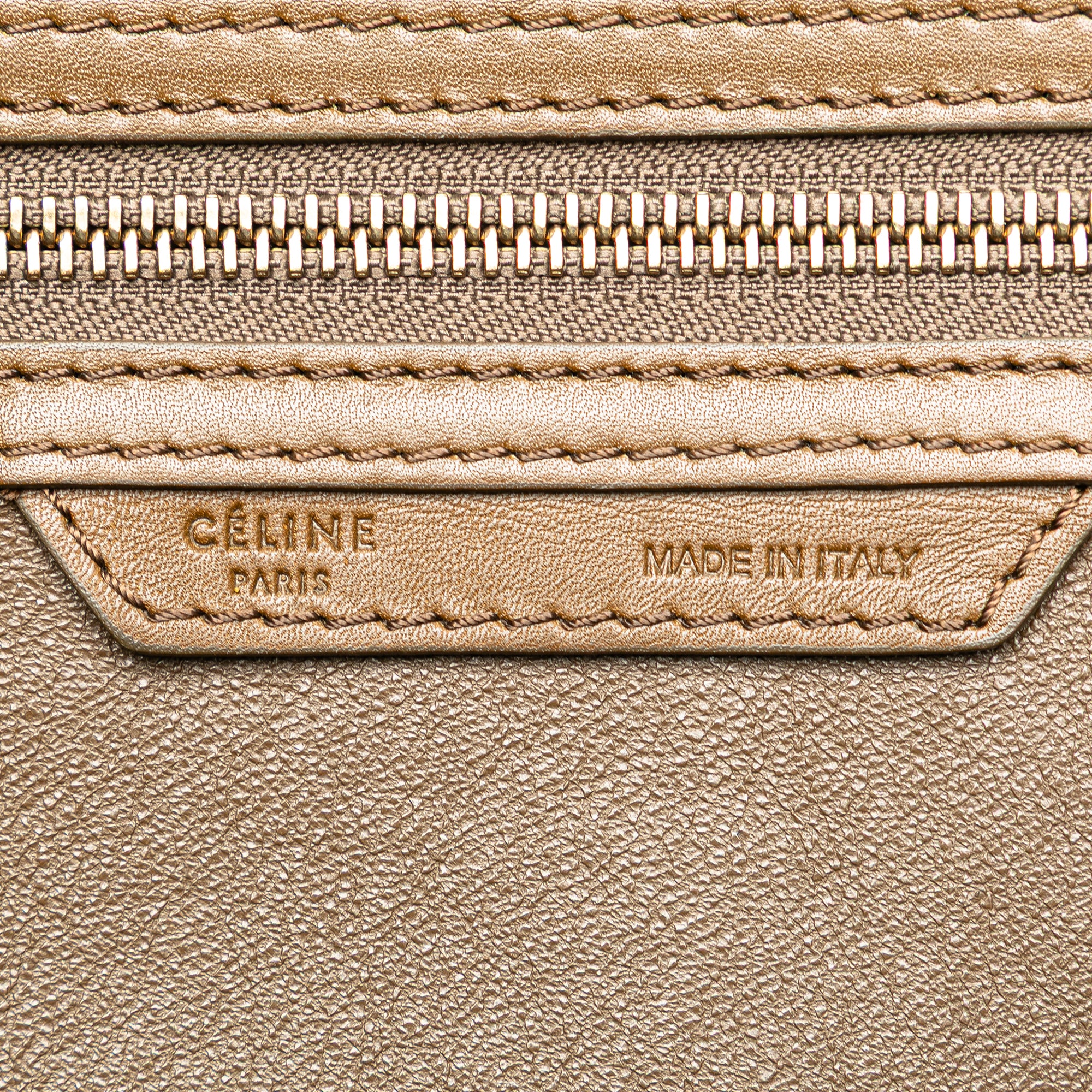 Mini Tricolor Calfskin and Suede Luggage Tote