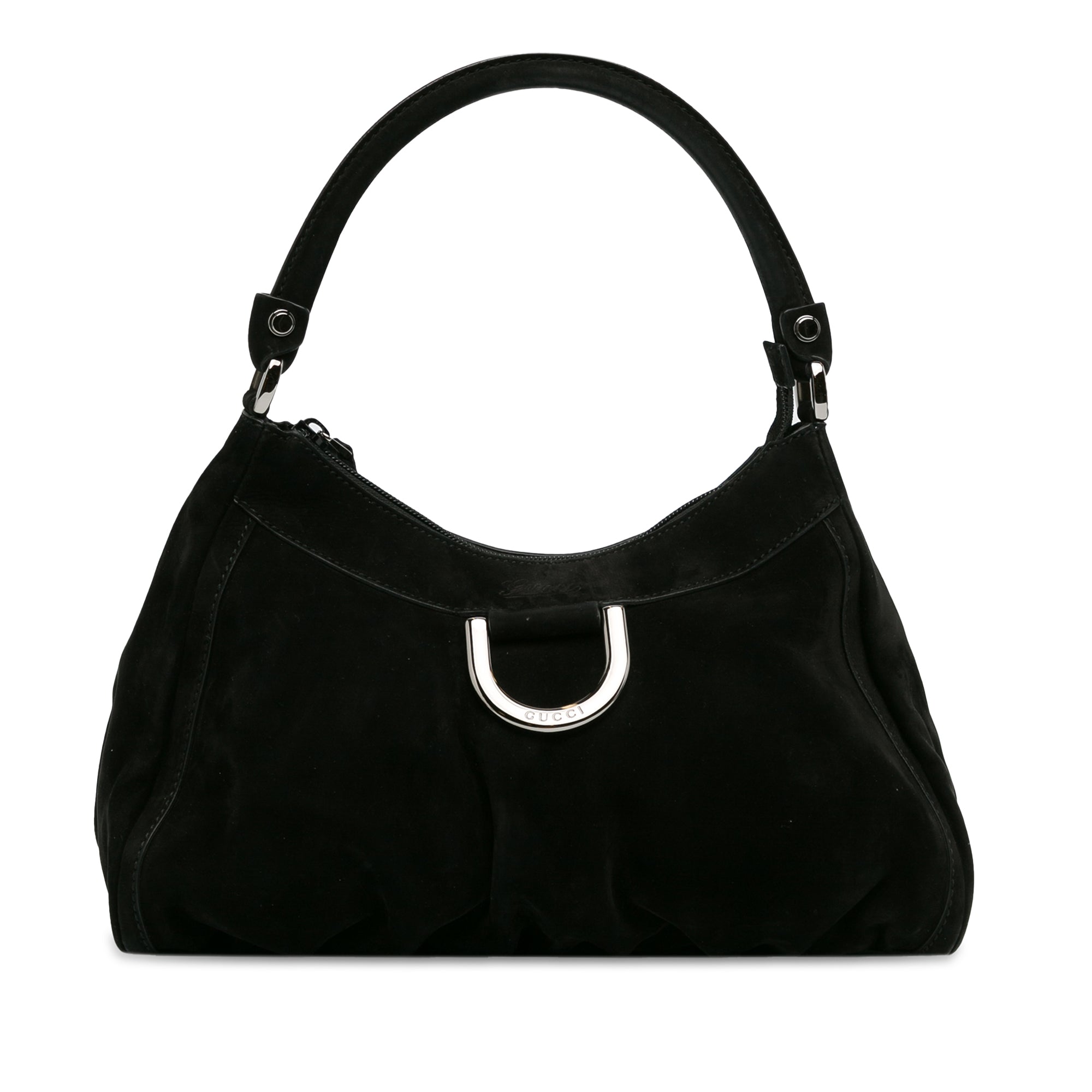 Suede Abbey D Ring Shoulder Bag_0