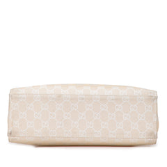 GG Canvas Bamboo Satchel