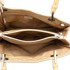 GG Canvas Bamboo Satchel
