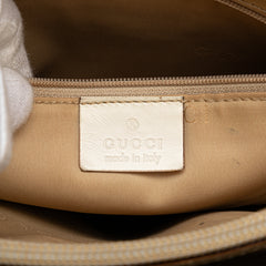 GG Canvas Bamboo Satchel