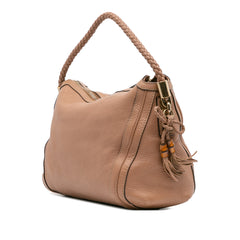 Medium Pebbled Calfskin Bella Shoulder Bag