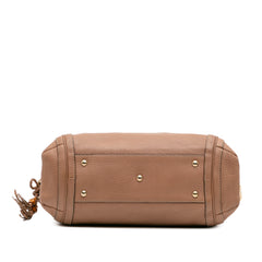 Medium Pebbled Calfskin Bella Shoulder Bag
