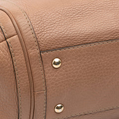 Medium Pebbled Calfskin Bella Shoulder Bag