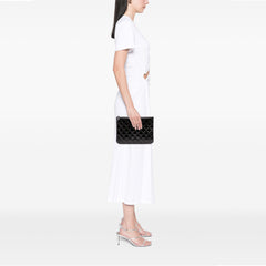 Medium Quilted Patent O Case Clutch