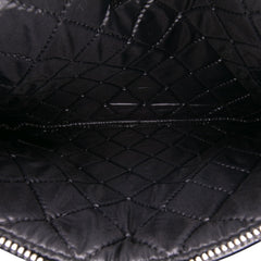 Medium Quilted Patent O Case Clutch