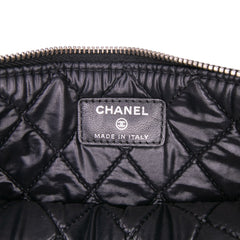 Medium Quilted Patent O Case Clutch