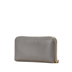 Vitello Daino Zip Around Long Wallet