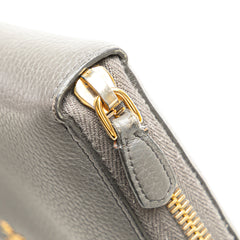 Vitello Daino Zip Around Long Wallet