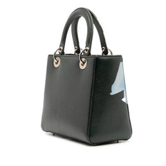 Medium Deerskin Floral Print Lady Dior