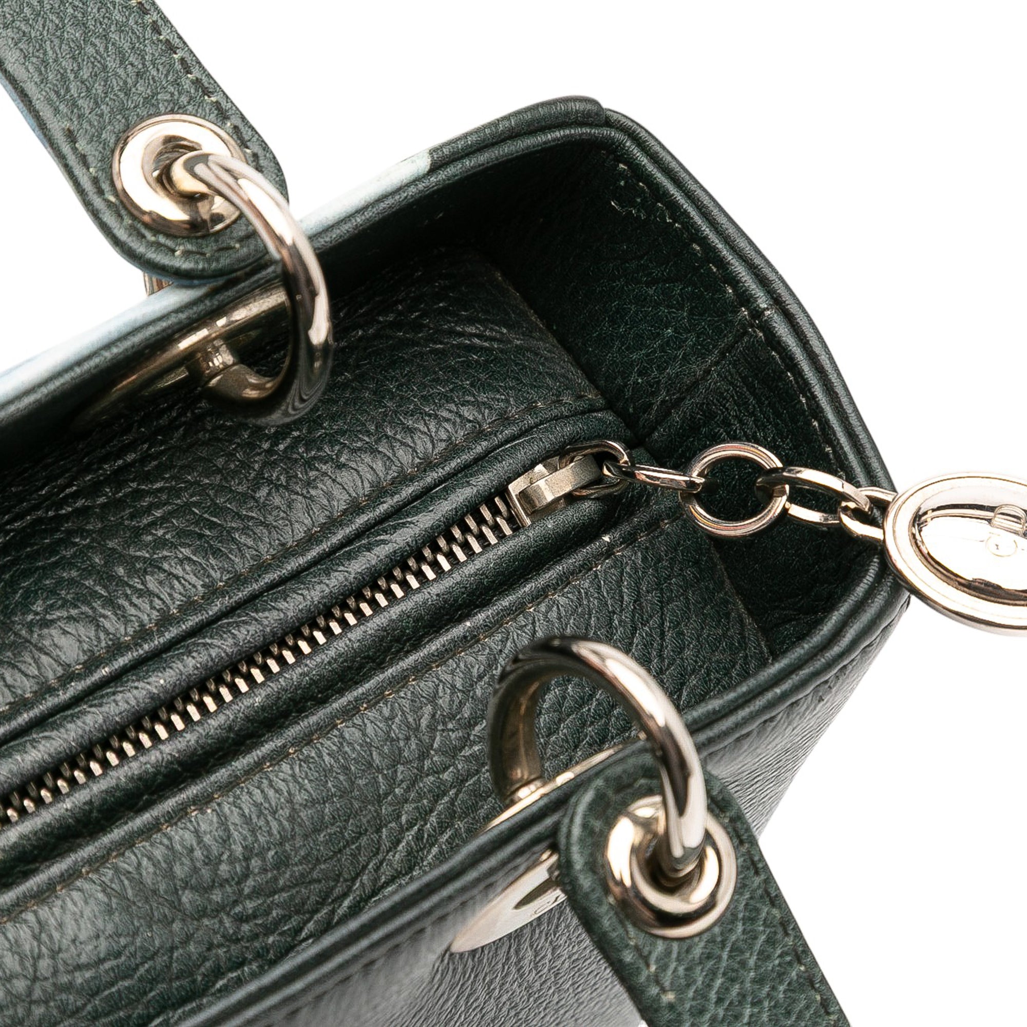 Medium Deerskin Floral Print Lady Dior