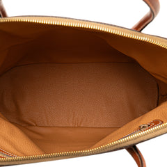 Macadam Coated Canvas Dome Satchel