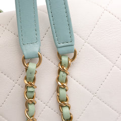 CC Quilted Calfskin Single Flap