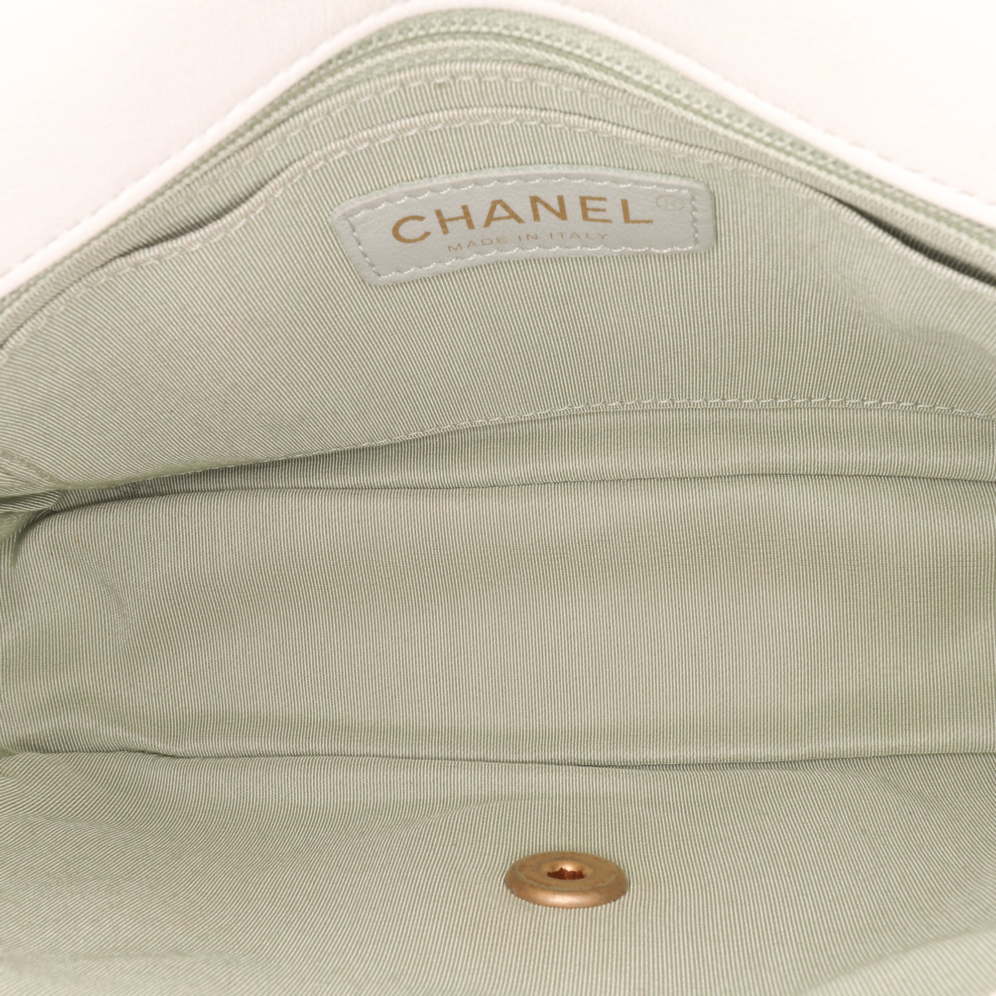 CC Quilted Calfskin Single Flap