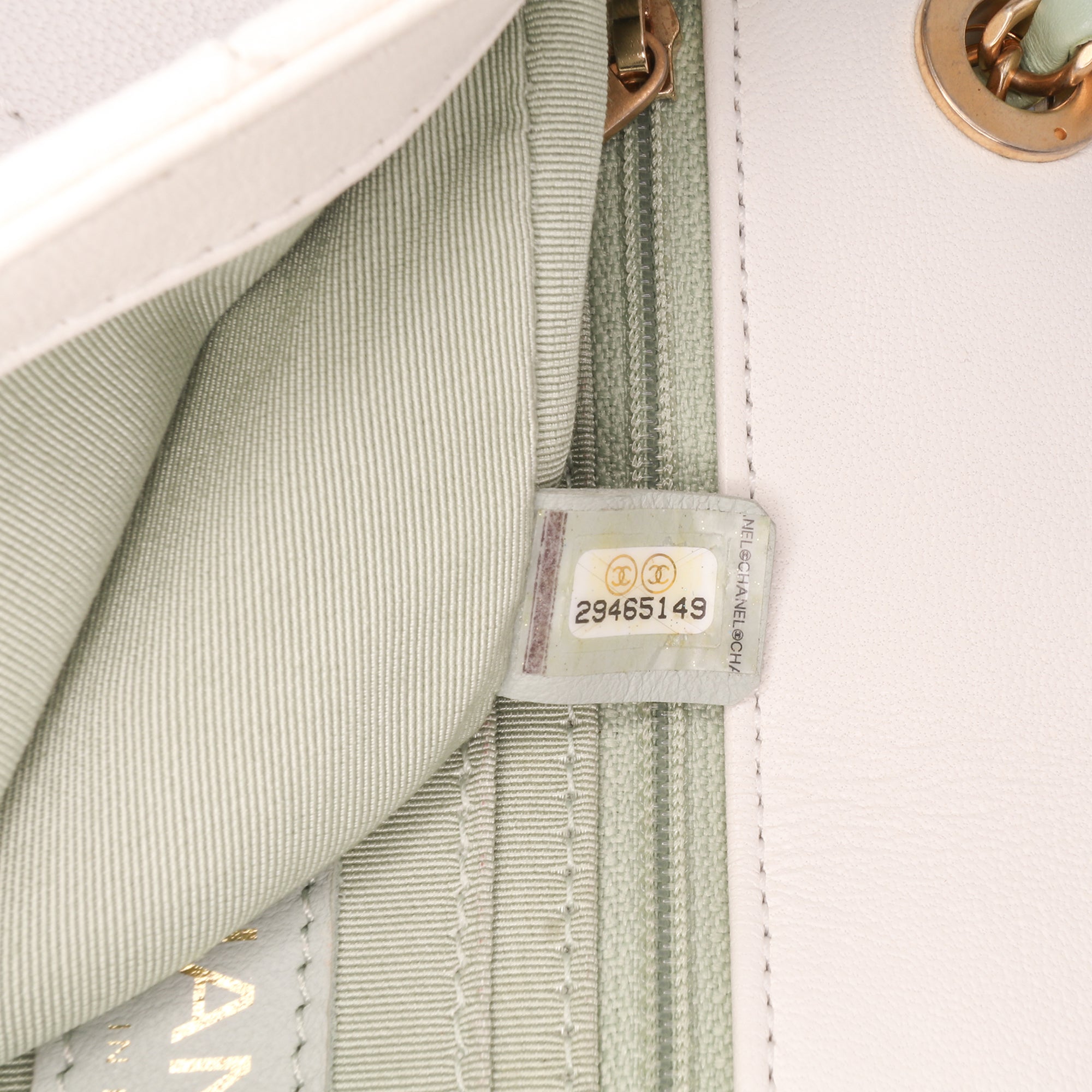 CC Quilted Calfskin Single Flap