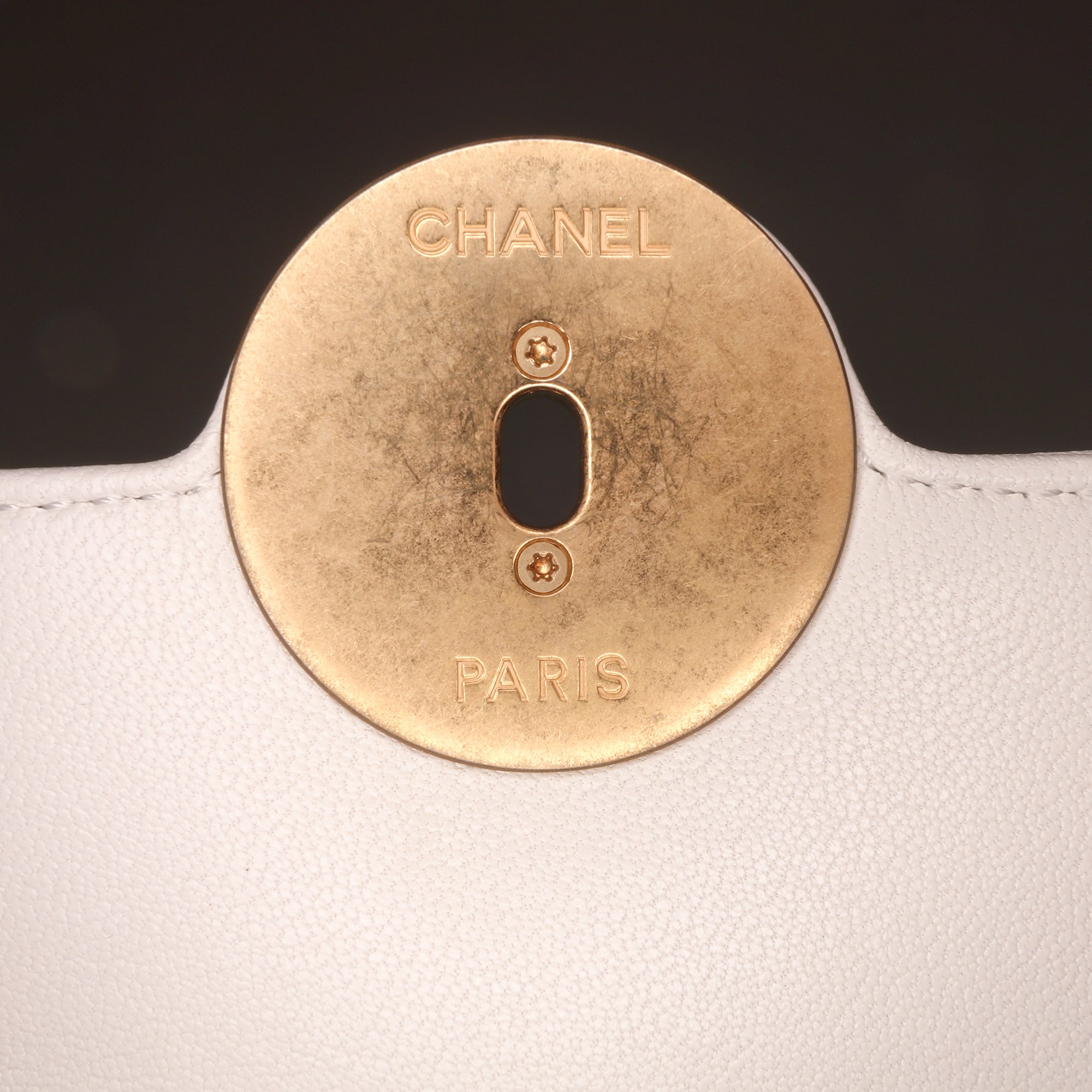 CC Quilted Calfskin Single Flap