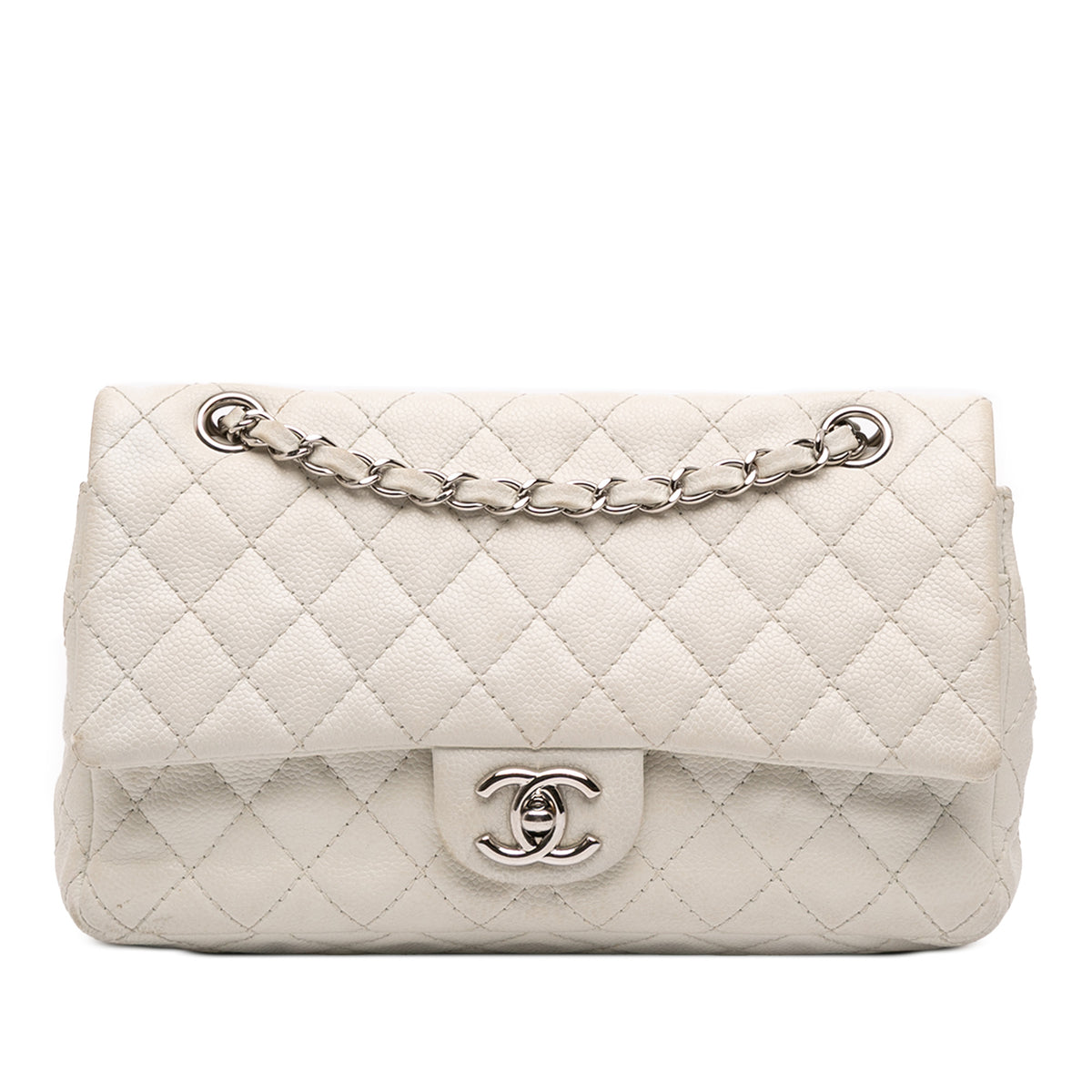 Medium Classic Caviar Double Flap