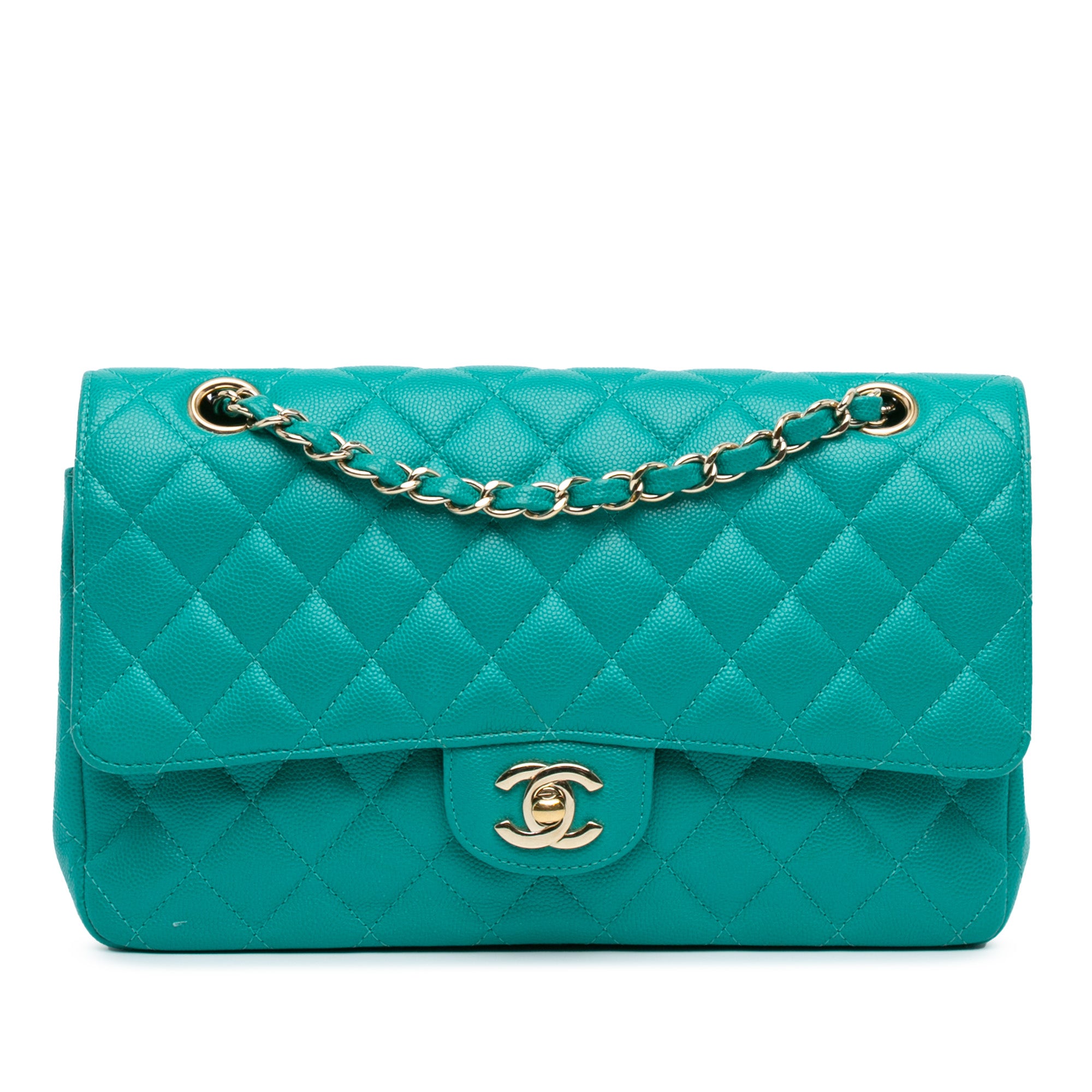 Medium Classic Caviar Double Flap