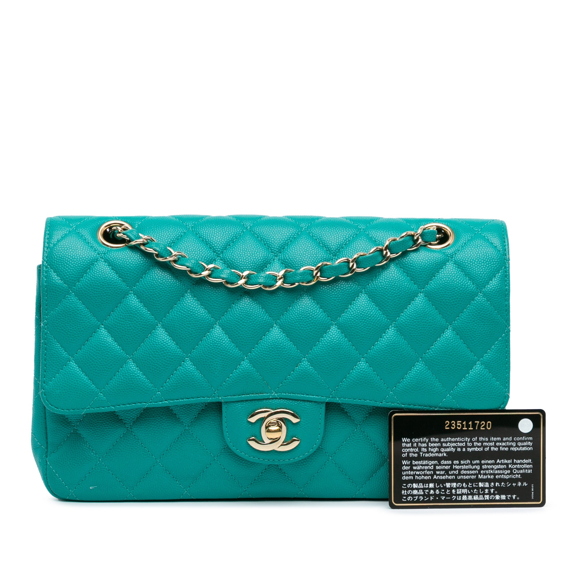 Medium Classic Caviar Double Flap