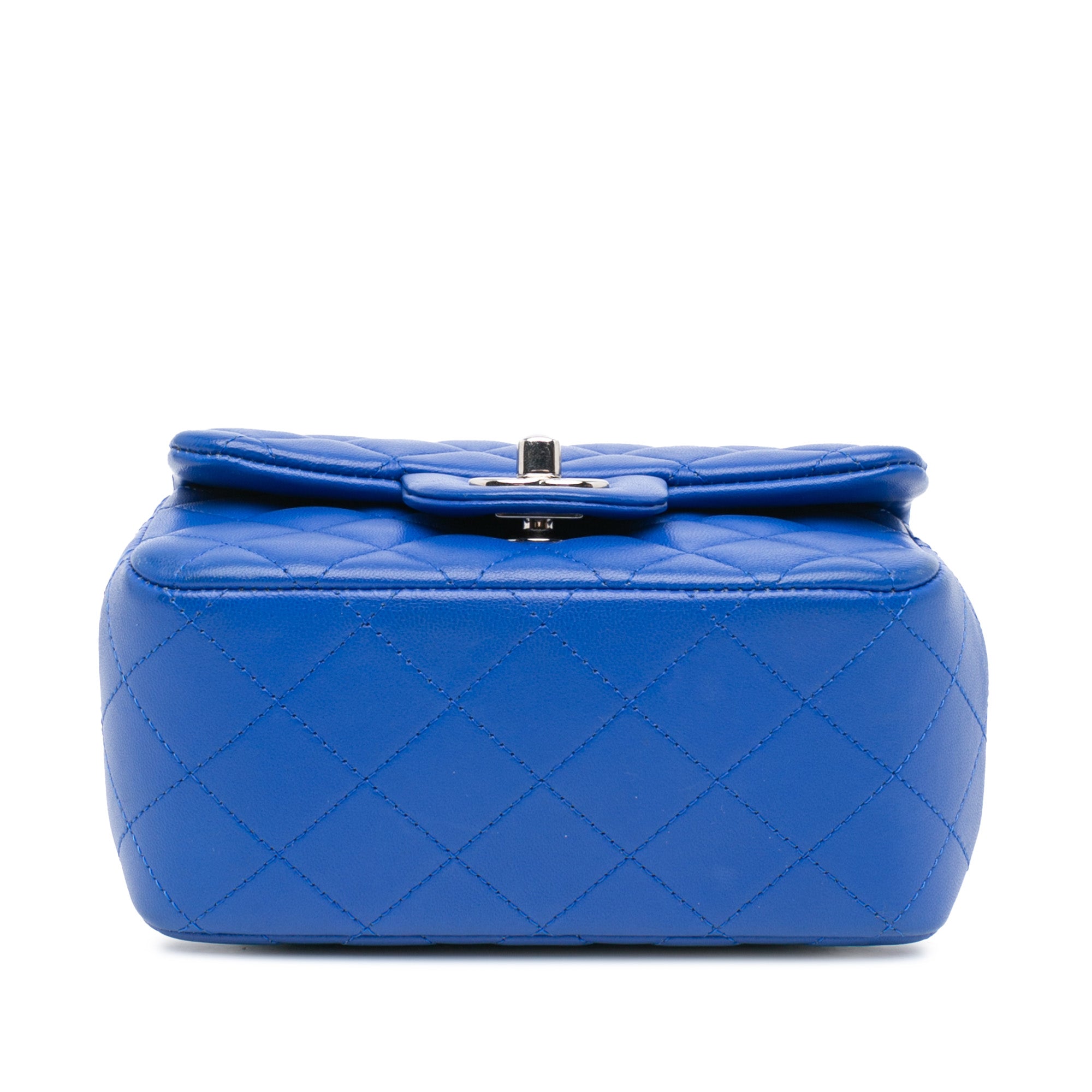 Mini Square Classic Lambskin Single Flap