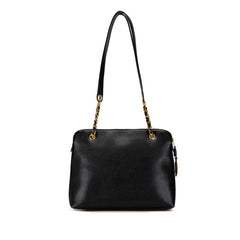 Caviar Front Pocket Chain Tote_2