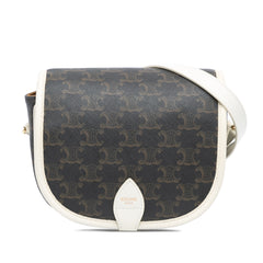 Medium Triomphe Coated Canvas Folco Crossbody
