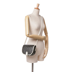 Medium Triomphe Coated Canvas Folco Crossbody
