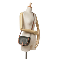 Medium Triomphe Coated Canvas Folco Crossbody