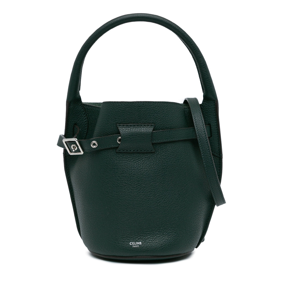 Nano Leather Big Bucket Bag