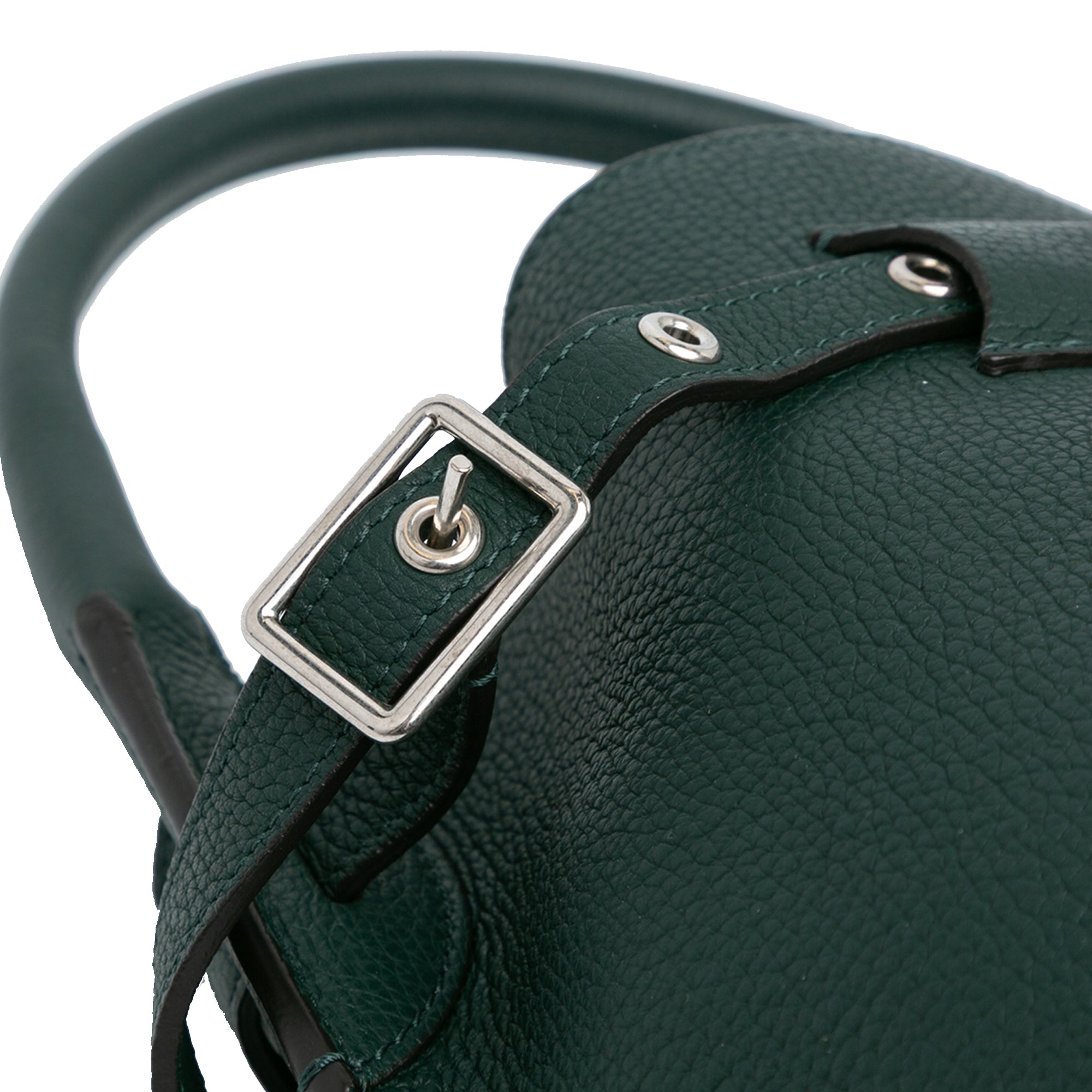 Nano Leather Big Bucket Bag