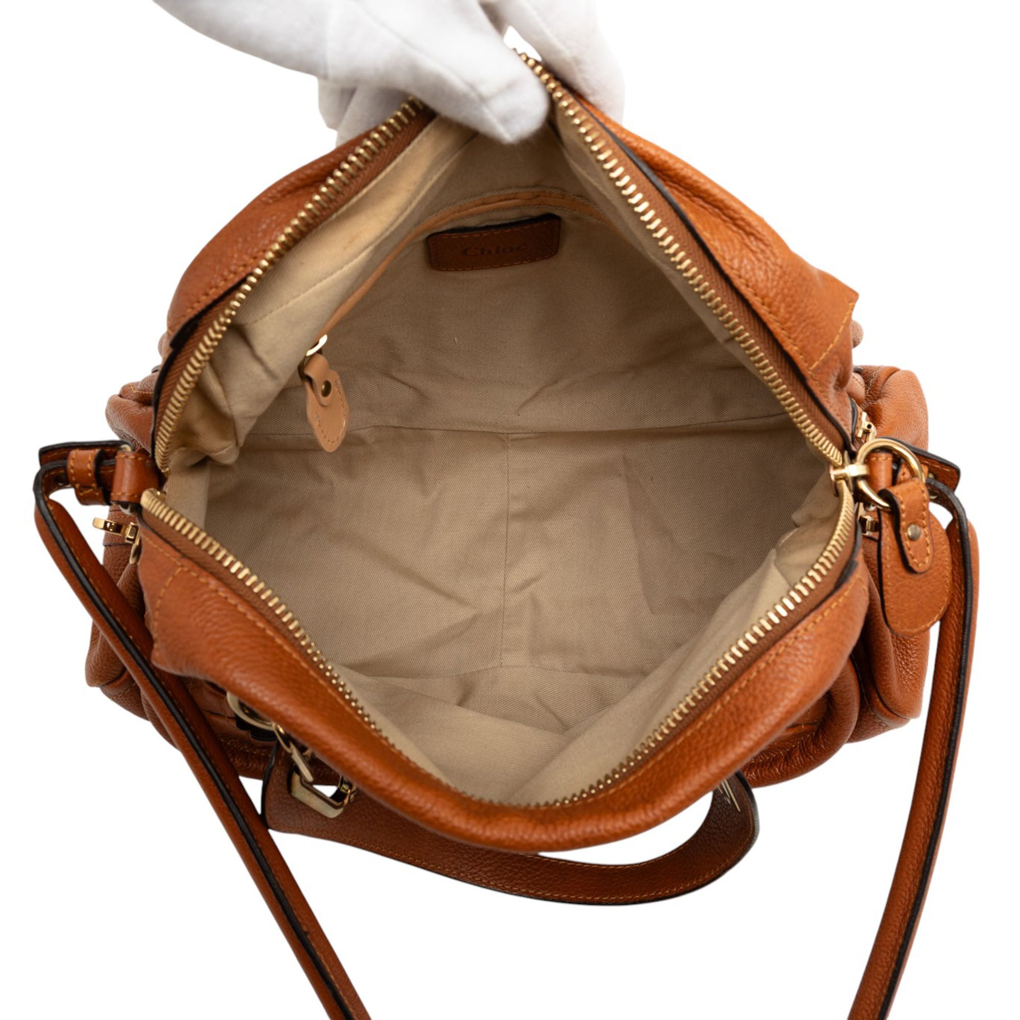 Medium Leather Paraty Satchel