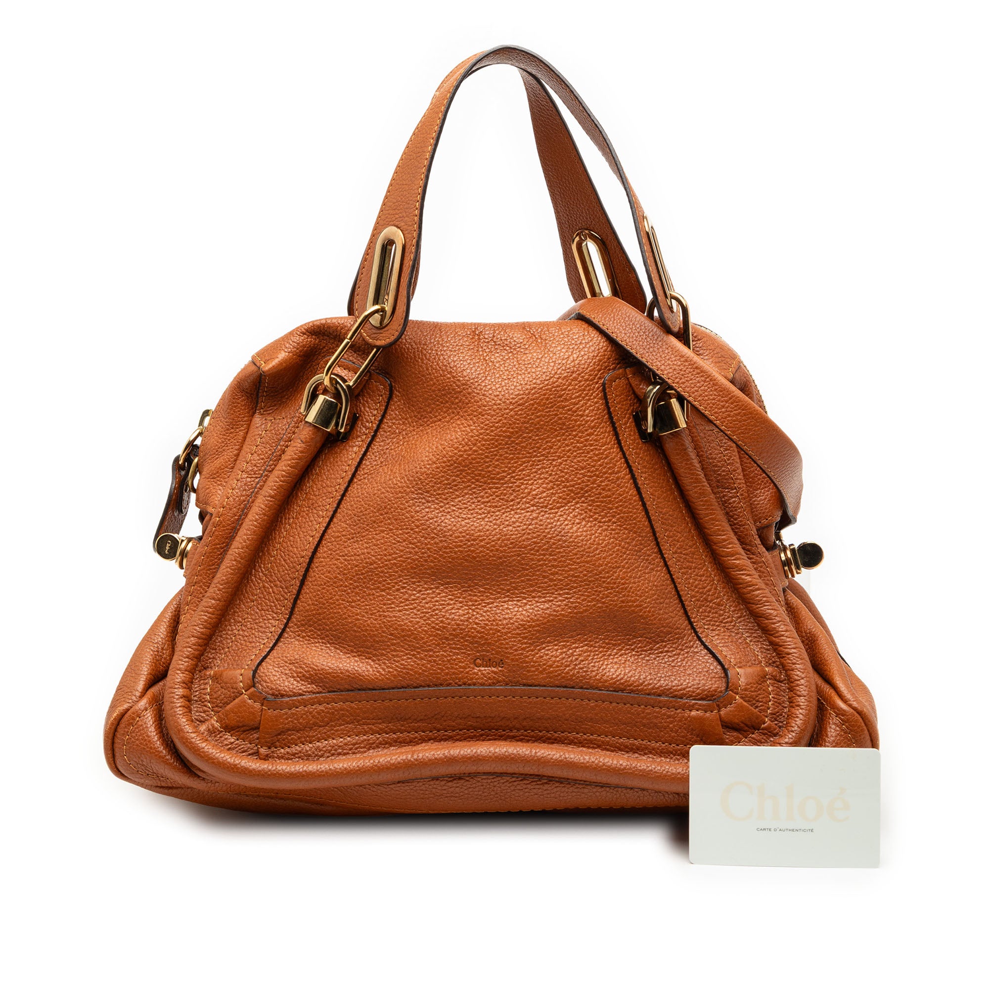 Medium Leather Paraty Satchel