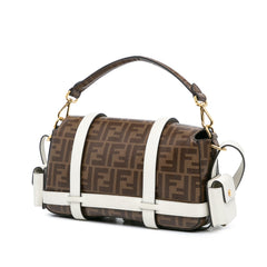 Zucca Glazed Fabric Cage Baguette Satchel