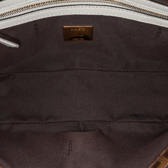 Zucca Glazed Fabric Cage Baguette Satchel