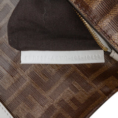 Zucca Glazed Fabric Cage Baguette Satchel