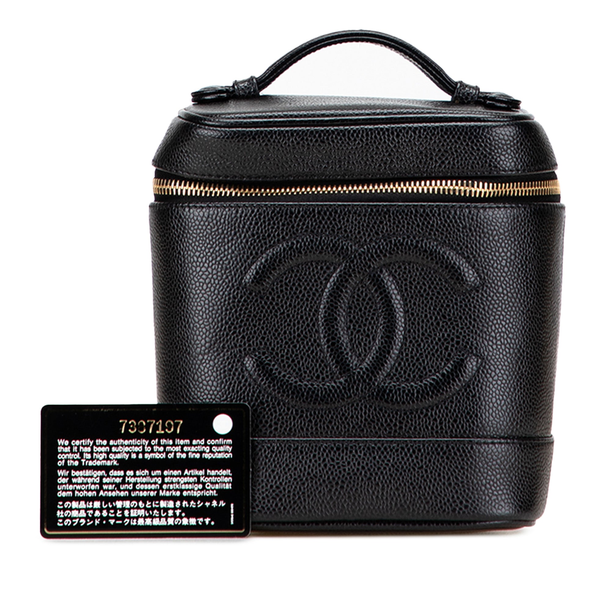 CC Caviar Vanity Bag