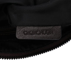 Tonal Check Nylon Hobo