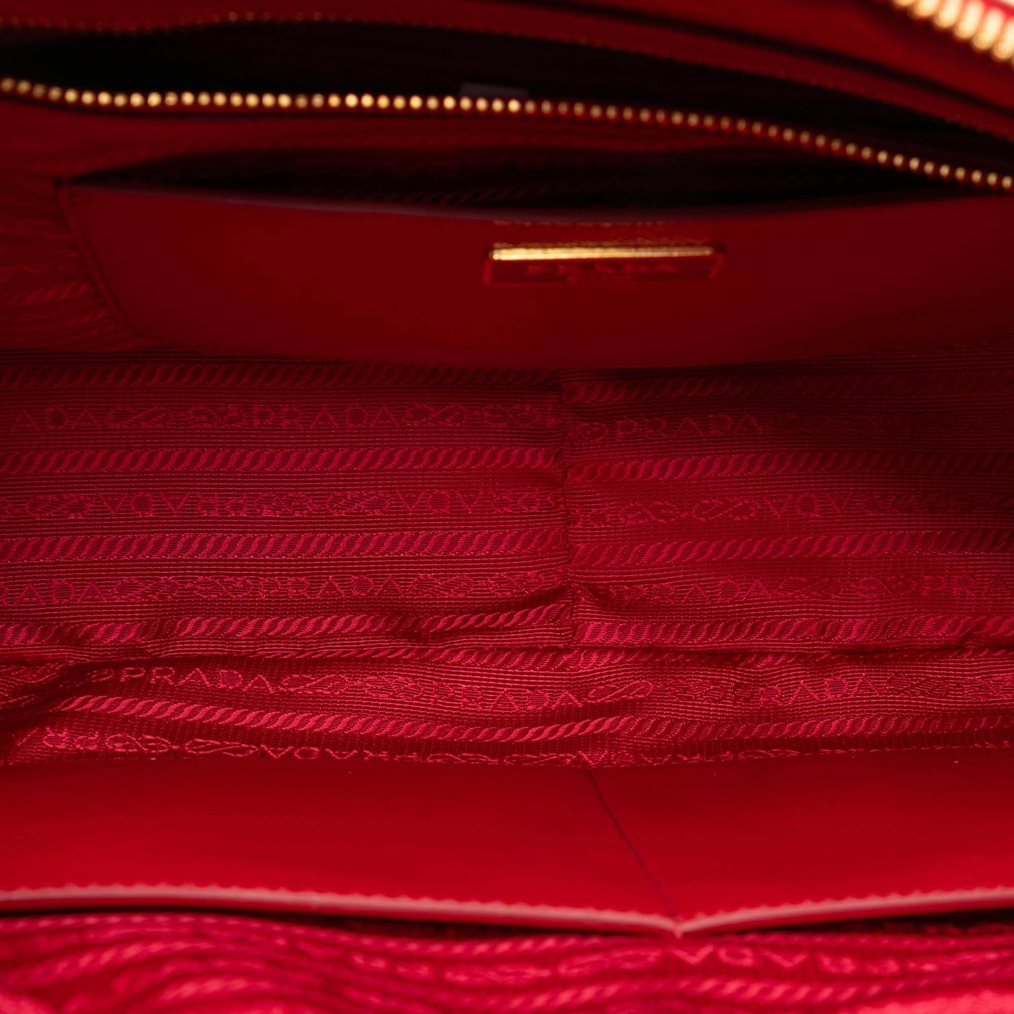 Bicolor Saffiano Vernice Satchel