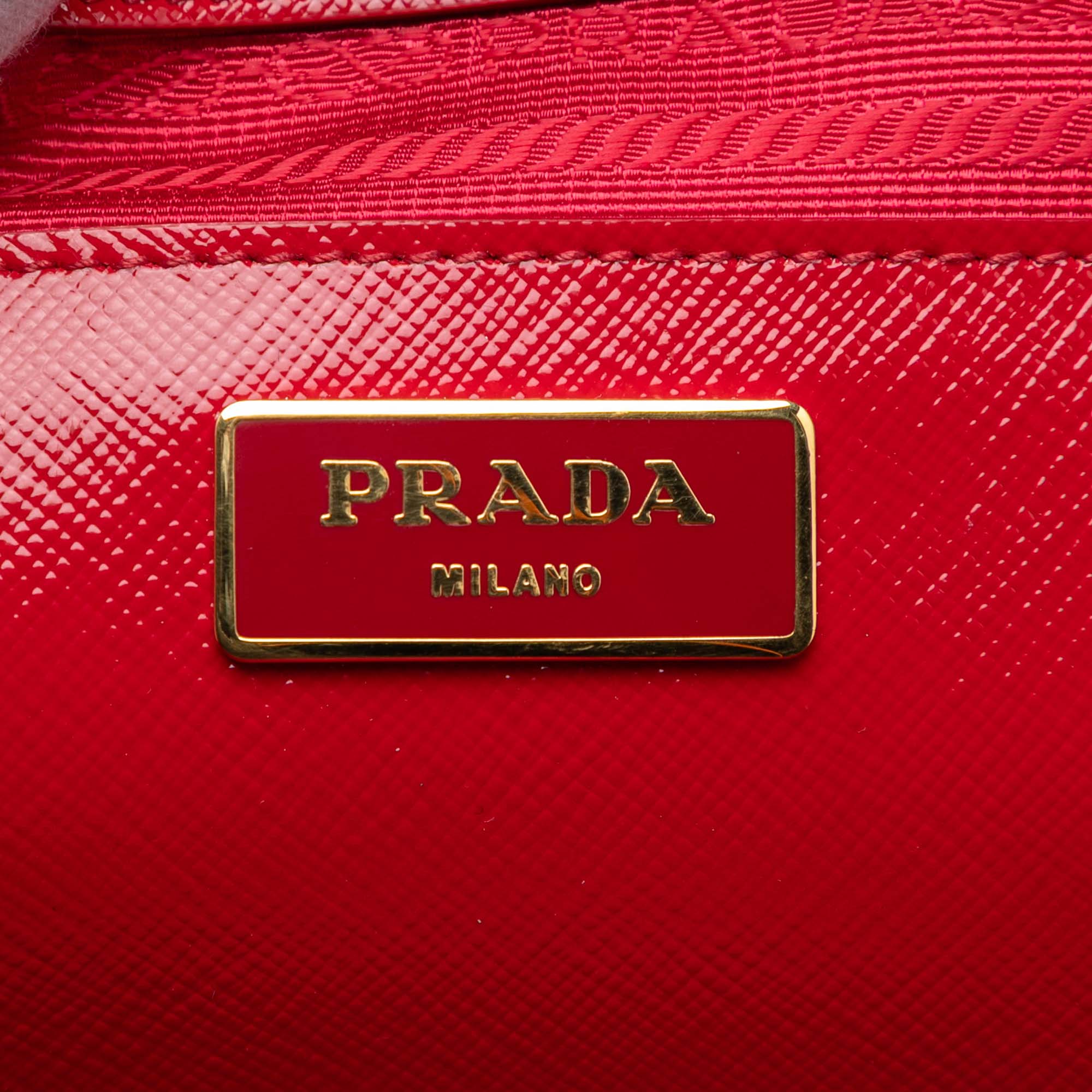 Bicolor Saffiano Vernice Satchel