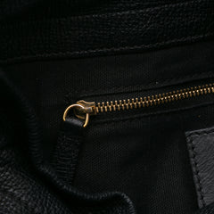 Small Leather and House Check Canvas Bingley Crossbody