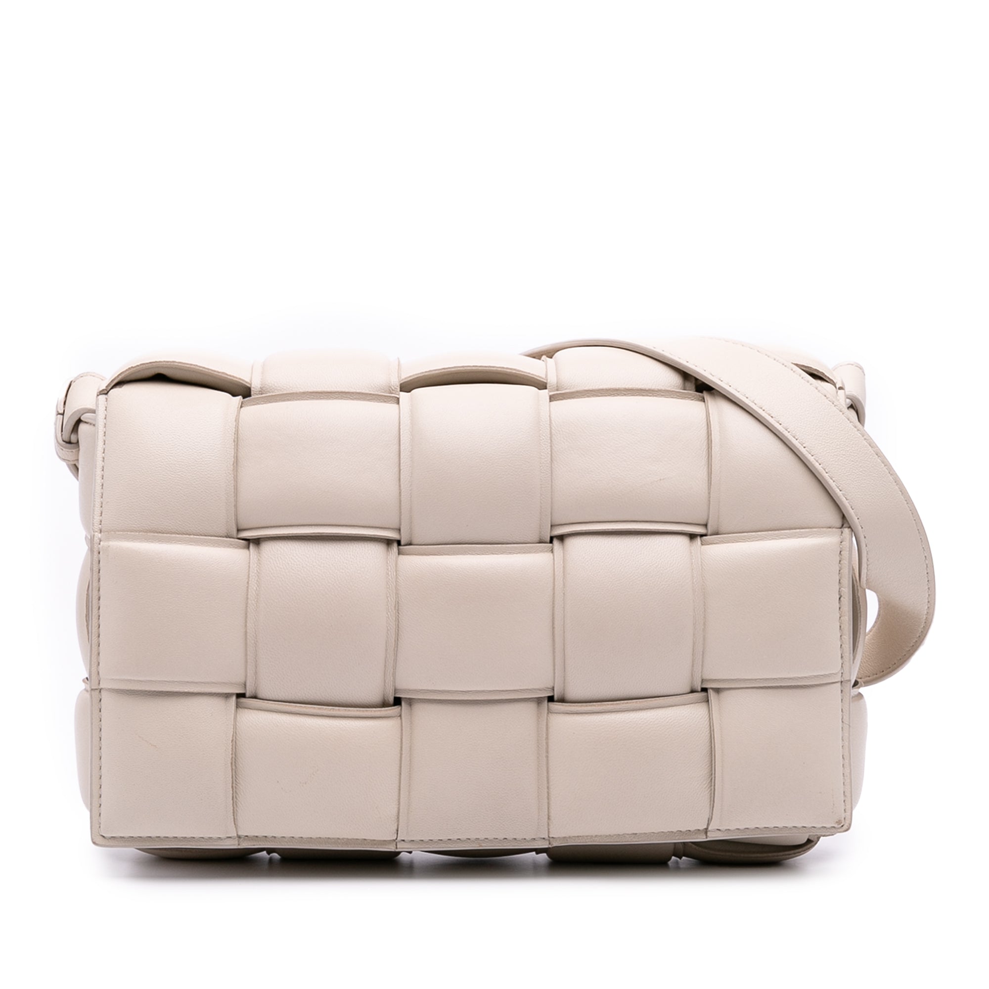 Nappa Intrecciato Padded Cassette Crossbody