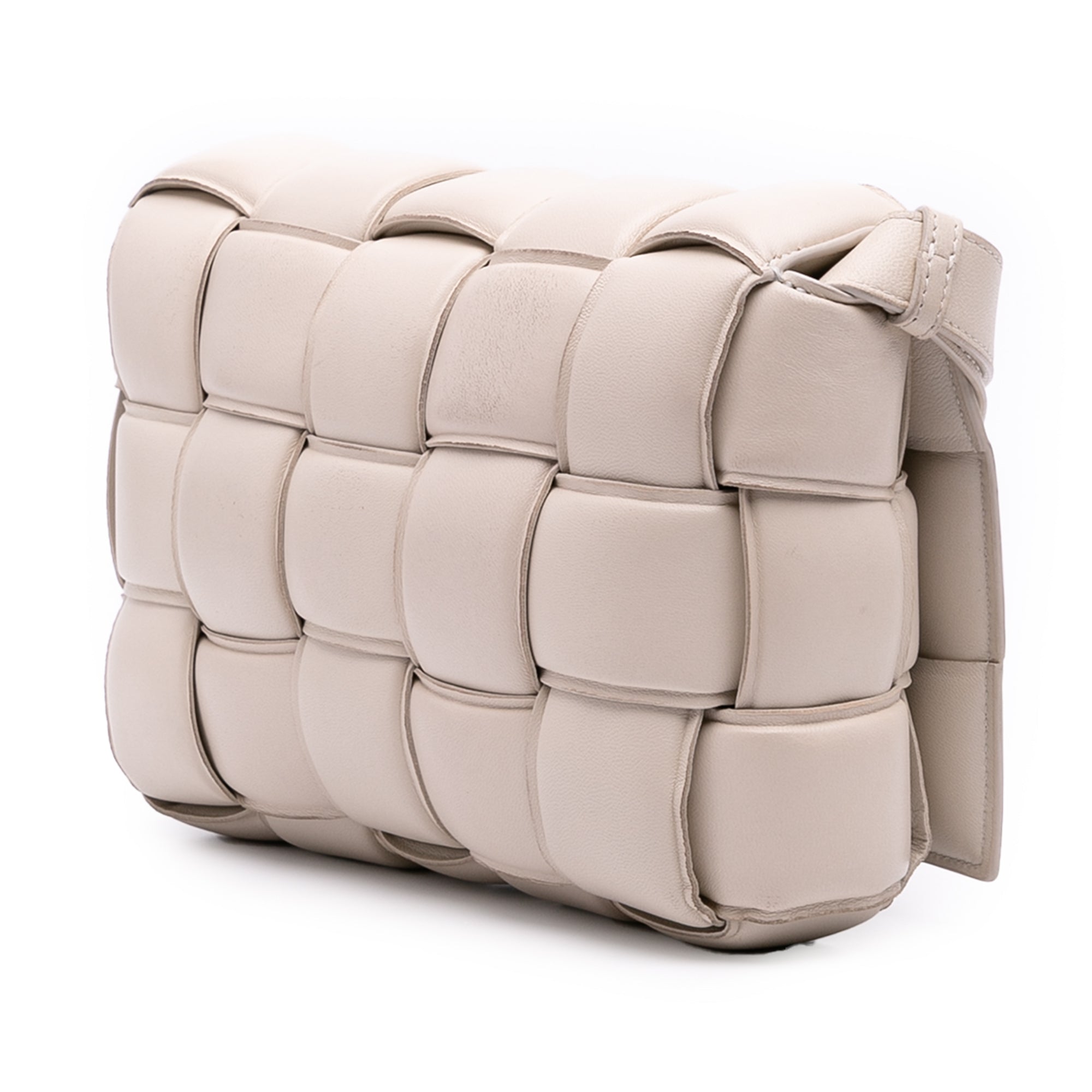Nappa Intrecciato Padded Cassette Crossbody