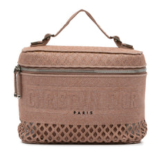 Mesh Embroidered Diortravel Vanity Case