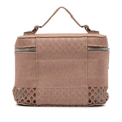 Mesh Embroidered Diortravel Vanity Case