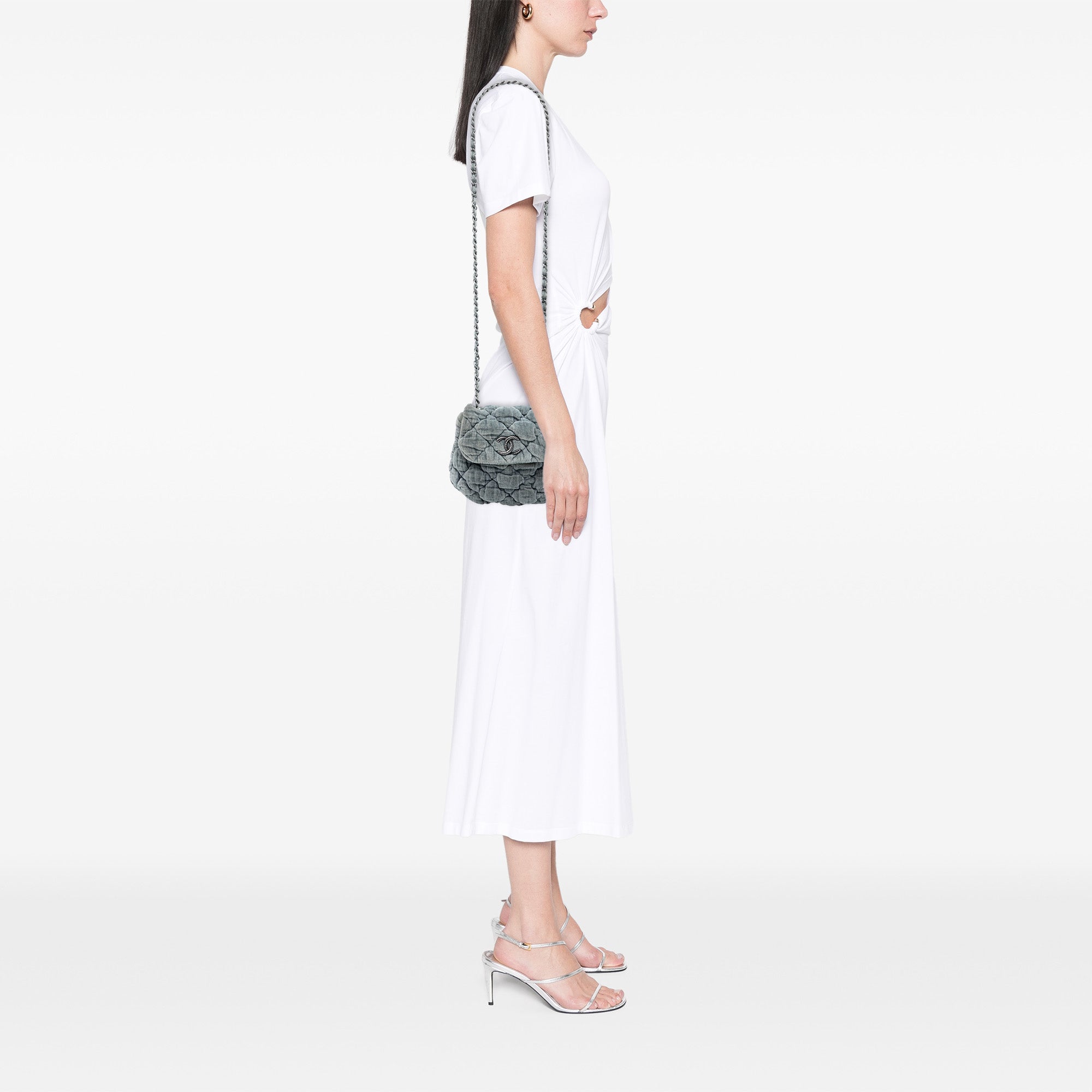 Paris Moscou Mini Velvet Bubble Quilt Flap