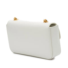 Shiny Calfskin Claude Chain Shoulder Bag