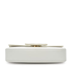 Shiny Calfskin Claude Chain Shoulder Bag