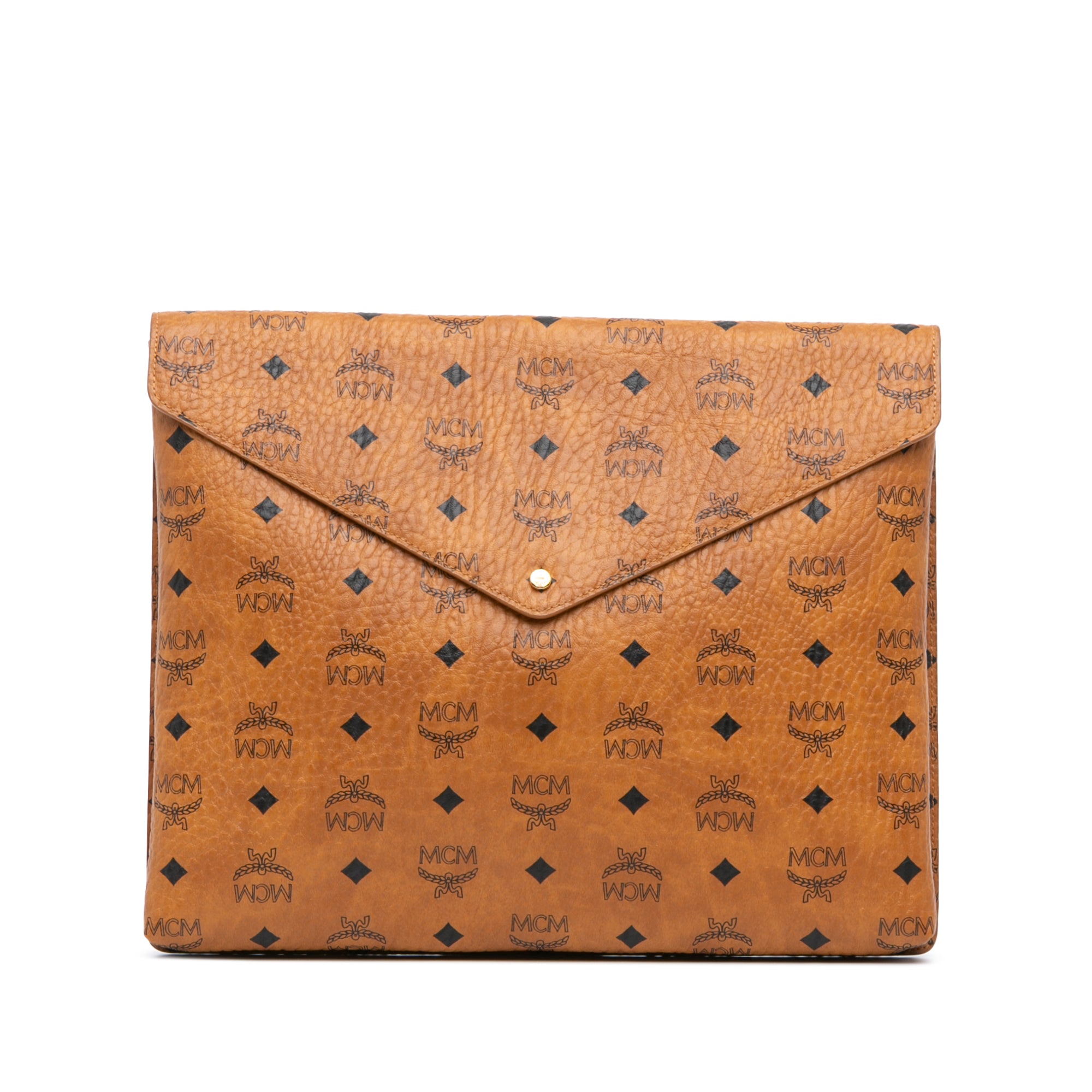 Visetos Coated Canvas Envelope Clutch