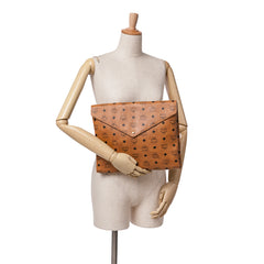 Visetos Coated Canvas Envelope Clutch