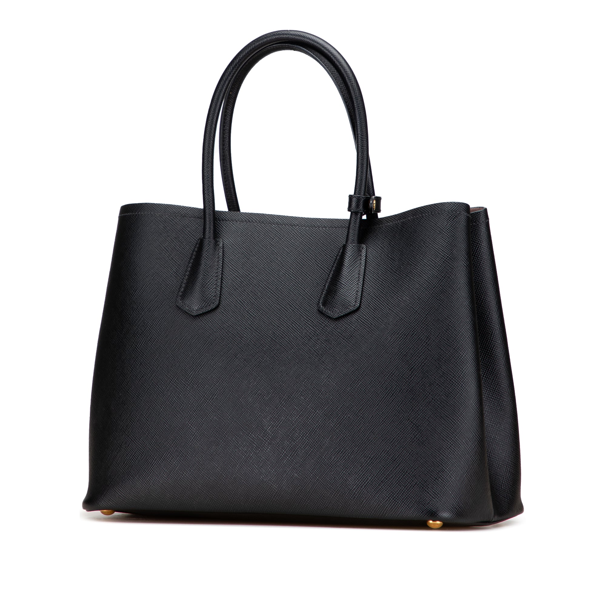 Medium Saffiano Cuir Double Satchel